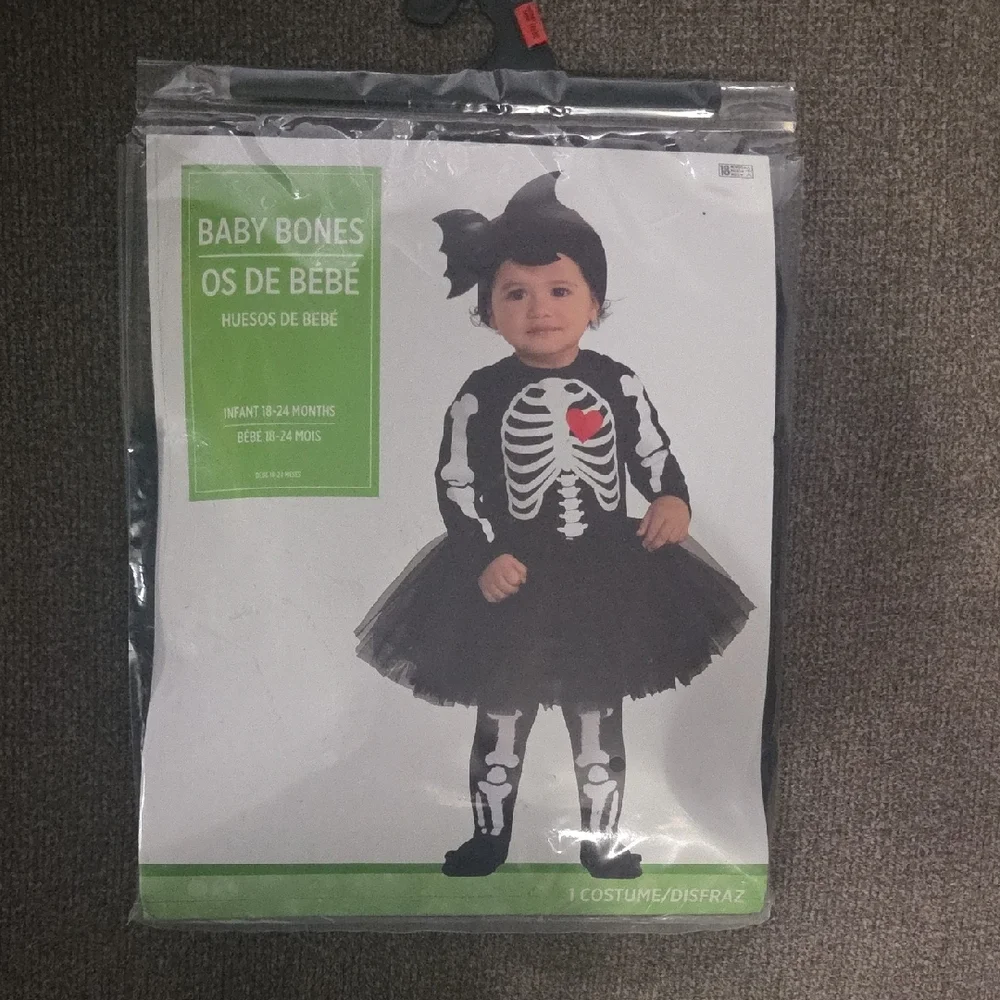 Baby Bones Skeleton Costume for Kids